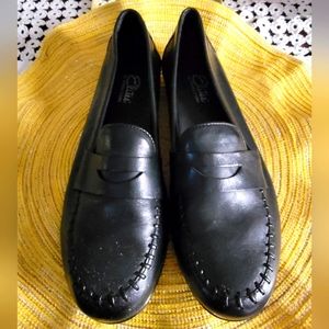 Elites by Walking Cradles® Black Penny Loafer Flats